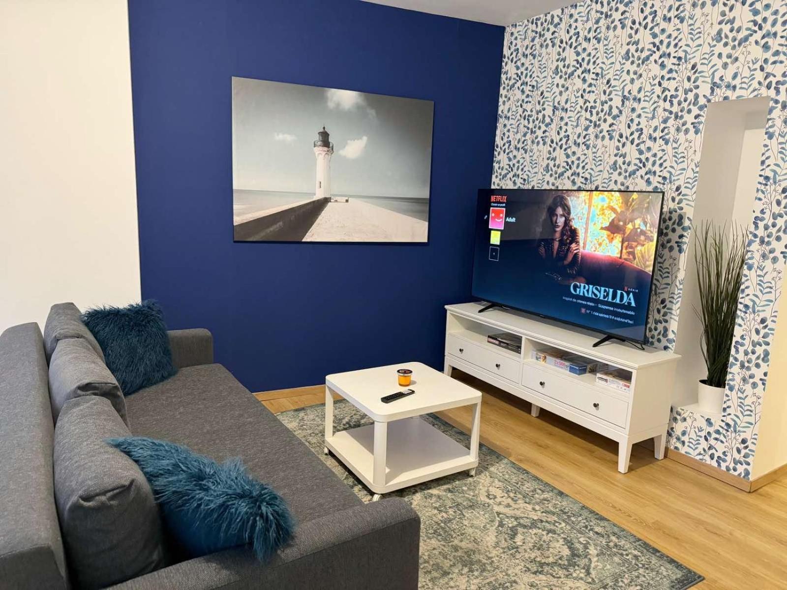 24 Chic & Cosy Grand Appart 88M2 Parking Gratuit Hypercentre Netflix Saint-Etienne  Extérieur photo